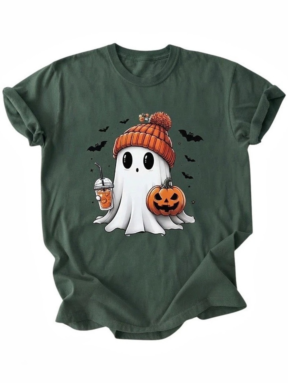 Gildan 5000 Graphic Short Sleeve Tee in Green
